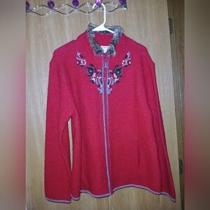 Venario NEW WITH TAGS Vintage Wool Jacket Sweater XL